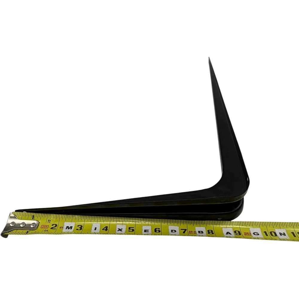 Everbilt 203 423 Shelf Bracket 10 in‎ x 12 in Black Metal 100lb Capacity New